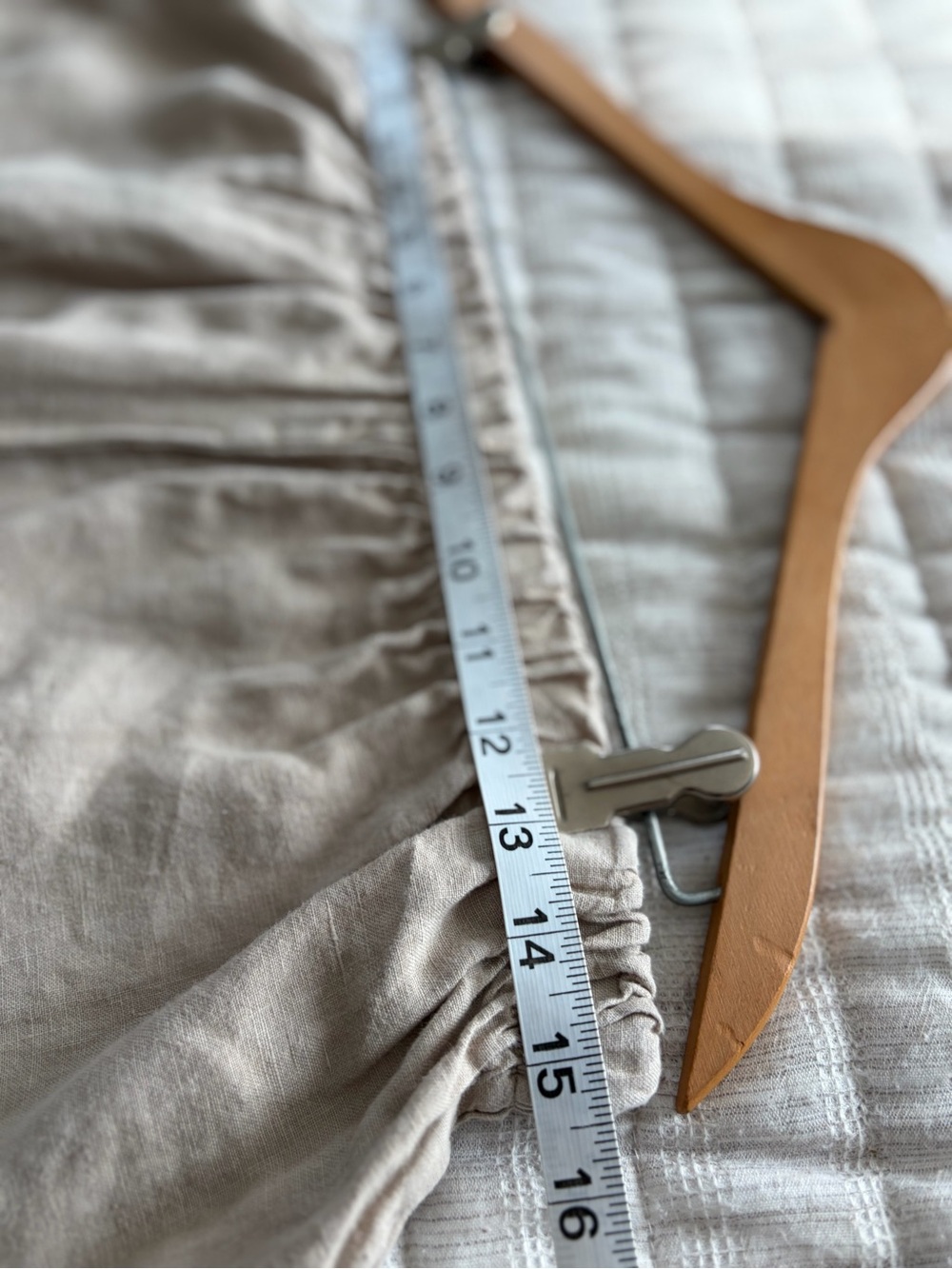 Bryn Walker Casbah Wide Leg Utility Pant 100% Linen Natural Color - Picture 3 of 8